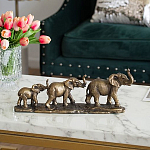 Композиция в виде семьи слонов Elephants Figurine варинант исполнения - 1 | Loft Concept в Тюмени