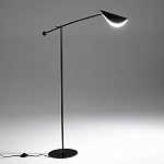 Торшер с поворотным плафоном Aracea Black Floor Lamp варинант исполнения - 1 | Loft Concept в Тюмени