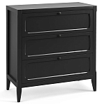 Комод с 3-мя ящиками черный Silva Black Chest of Drawers варинант исполнения - 1 | Loft Concept в Тюмени