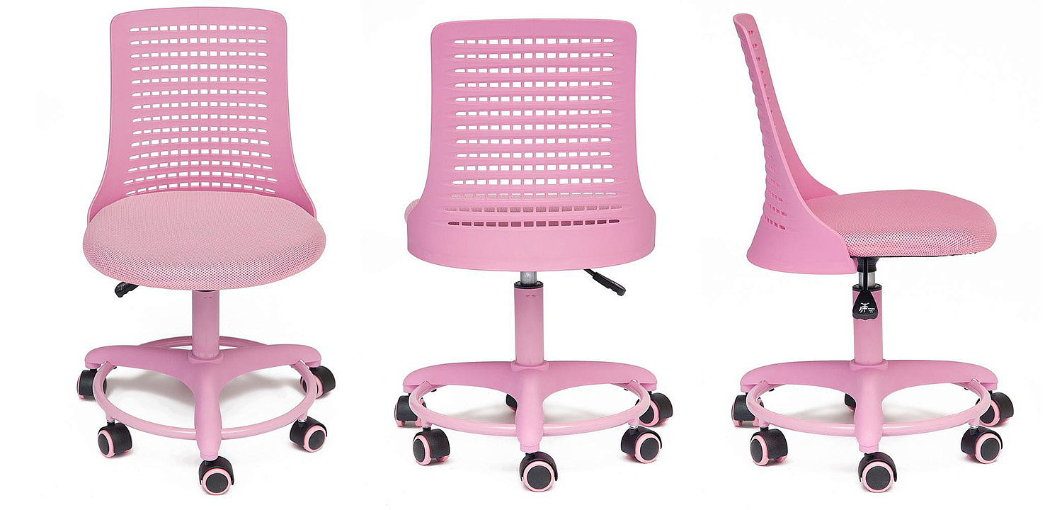 Кресло Bright Kiddie Office Chair pink Кресло Bright Kiddie Office Chair pink - Loft-Concept в Тюмени