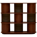 Стеллаж Zacharie Brown Wood Rack варинант исполнения - 2 | Loft Concept в Тюмени