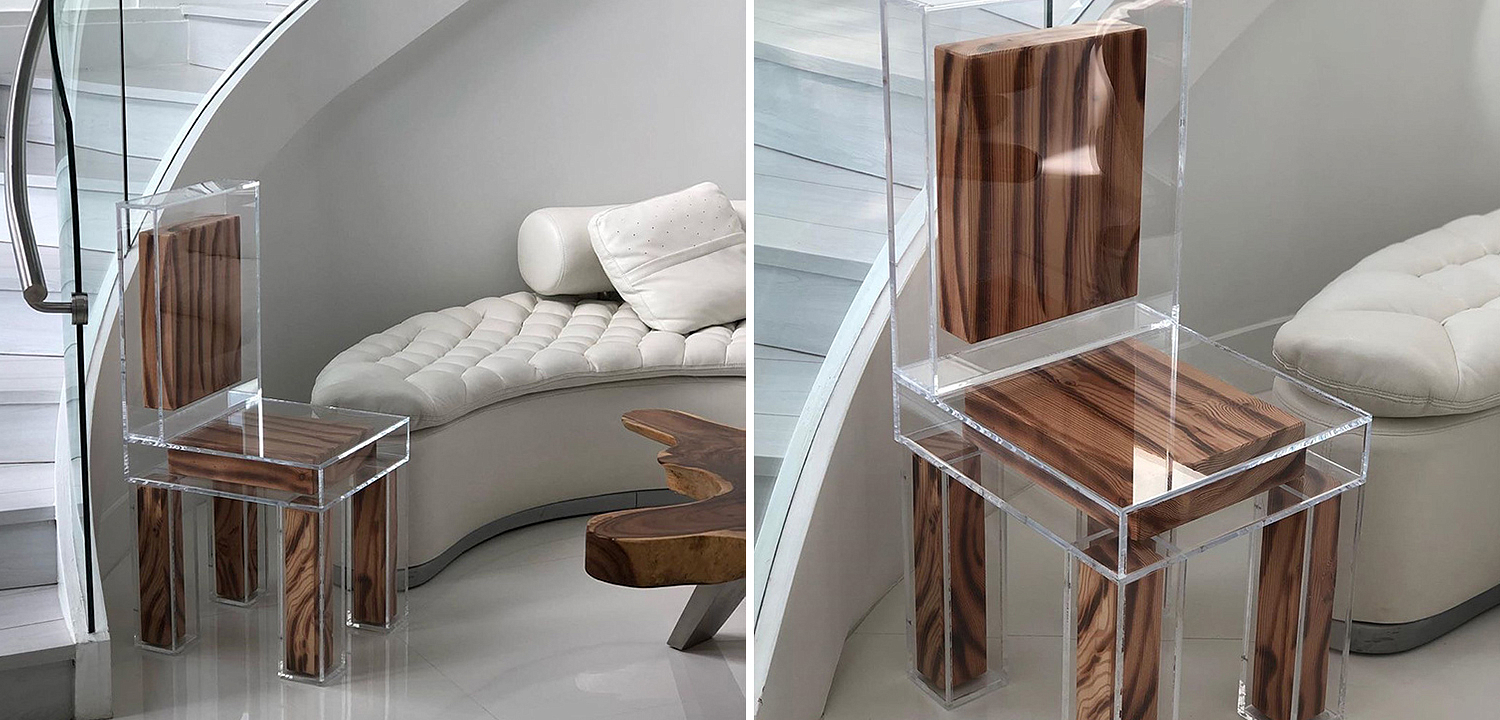 Стул Transparent Wood Chair Стул Transparent Wood Chair - Loft-Concept в Тюмени