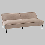 Диван современный вельветовый прямой Worcester Бежевый  варинант исполнения - 4 | Loft Concept в Тюмени