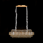 Люстра овальной формы хрустальная в неоклассическом стиле Majesty варинант исполнения - 2 | Loft Concept в Тюмени