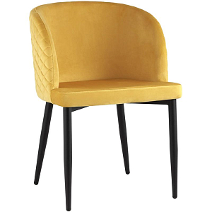 Стул Oscar Chair Оранжевый велюр