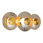 Бра из трех стеклянных фактурных дисков Eyepiece варинант исполнения - 3 | Loft Concept в Тюмени