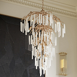 Люстра многоярусная с трубчатыми подвесками Dripping Crystals варинант исполнения - 5 | Loft Concept в Тюмени