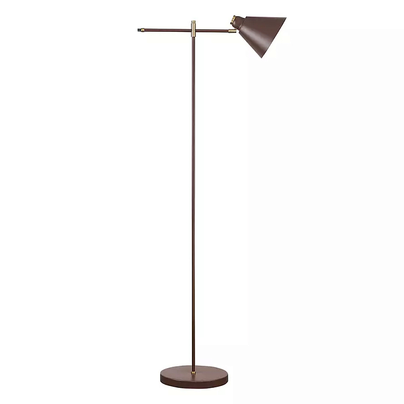 Торшер с наклонным конусообразным плафоном Opaque Movable Lamp Сливовый Бежевый Торшер с наклонным конусообразным плафоном Opaque Movable Lamp Сливовый Бежевый в Тюмени | Loft Concept