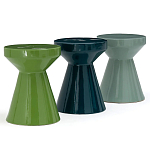 Приставной стол из керамики Manufacto Blue варинант исполнения - 3 | Loft Concept в Тюмени