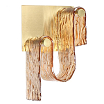 Бра волнистой формы из фактурного стекла Wave варинант исполнения - 5 | Loft Concept в Тюмени