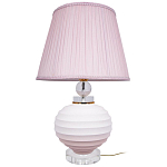 Настольная лампа керамическая Pink lampshade варинант исполнения - 1 | Loft Concept в Тюмени