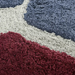 Чехол на подушку с рисунком серо-синего цвета Elan Textured варинант исполнения - 4 | Loft Concept в Тюмени