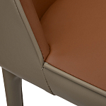 Стул барный с терракотовой обивкой из экокожи Spectacular High Chair варинант исполнения - 3 | Loft Concept в Тюмени