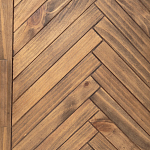 Шкаф из массива сосны с орнаментом "Ёлочка" Geometric Ornament варинант исполнения - 5 | Loft Concept в Тюмени