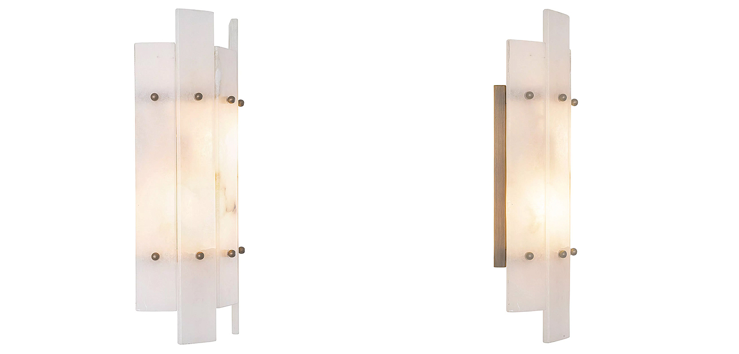 Бра Eichholtz Wall Lamp Caprera Alabaster Бра Eichholtz Wall Lamp Caprera Alabaster - Loft-Concept в Тюмени