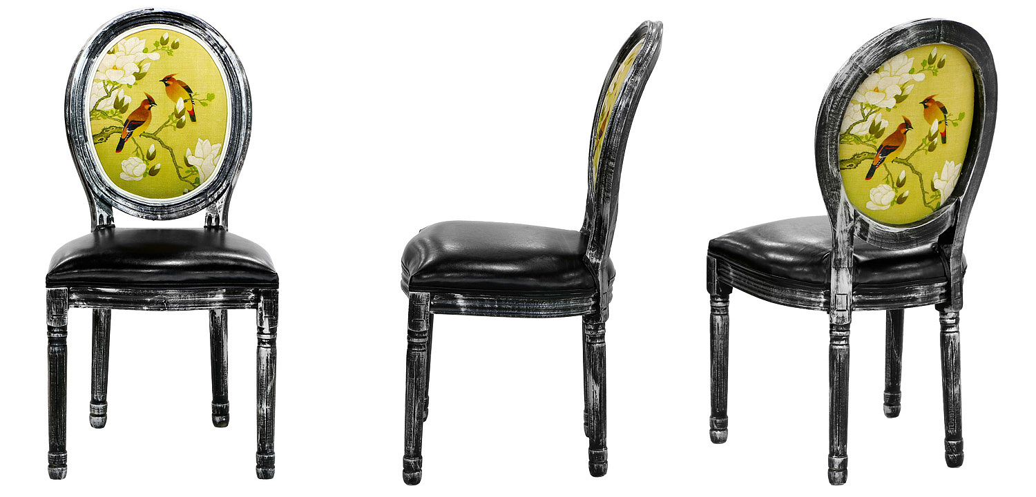 Стул French chair Birds black Стул French chair Birds black - Loft-Concept в Тюмени