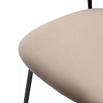 Стул Singer Chair без подлокотников светло-коричневый Велюр варинант исполнения - 5 | Loft Concept в Тюмени