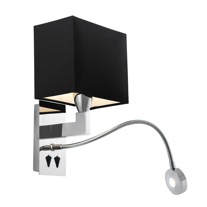 Бра Wall Lamp Reading Хром Черный Бра Wall Lamp Reading Хром Черный в Тюмени | Loft Concept