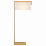 Торшер с прямоугольным абажуром на золотом металлическом каркасе Rectangular Plane  варинант исполнения - 4 | Loft Concept в Тюмени