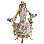 Ваза из фарфора с птицами и цветочной росписью Garden of Eden варинант исполнения - 1 | Loft Concept в Тюмени