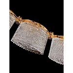 Люстра линейная с текстурными овальными абажурами Splendor Palace Style варинант исполнения - 4 | Loft Concept в Тюмени