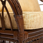 Комплект уличной мебели из ротанга Clara коричневый варинант исполнения - 5 | Loft Concept в Тюмени