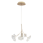 Подвесной светильник с белыми и прозрачными цветочными лепестками Wintery flovers варинант исполнения - 1 | Loft Concept в Тюмени