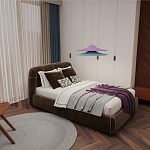 Подвесной вязаный светильник в двухцветном исполнении «Двойной Токио»  варинант исполнения - 3 | Loft Concept в Тюмени