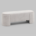 Банкетка Taks букле светло-серый варинант исполнения - 1 | Loft Concept в Тюмени