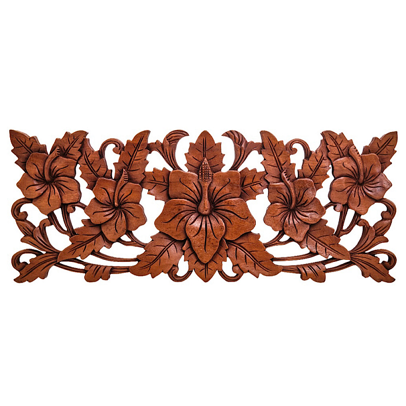 Панно из дерева цветы Celticflower  Panel With Trees Коричневый в Тюмени | Loft Concept 