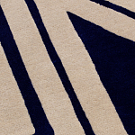 Дизайнерский ковер в виде звезды Poltronova Tappeto Stellina  Navy Blue Grey Rug варинант исполнения - 6 | Loft Concept в Тюмени