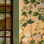 Обои ручная роспись Four Seasons Original colourway on painted Xuan paper with gold ombre варинант исполнения - 3 | Loft Concept в Тюмени