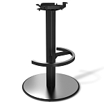 Барный стул вращающийся со спинкой и подлокотниками Douglas Rhombus Синий Велюр варинант исполнения - 3 | Loft Concept в Тюмени