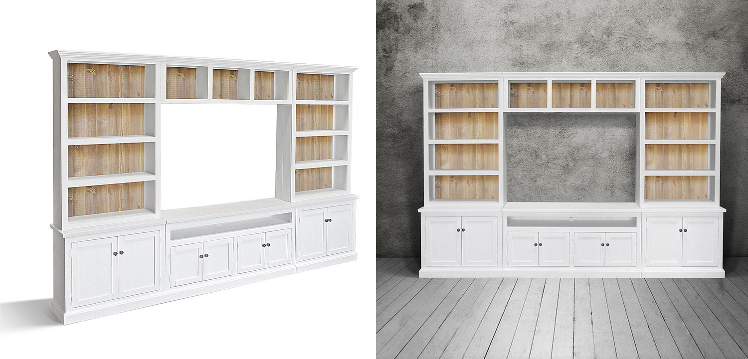Шкаф-стеллаж Rachele Provence HARMONIE Glacier White Шкаф-стеллаж Rachele Provence HARMONIE Glacier White - Loft-Concept в Тюмени
