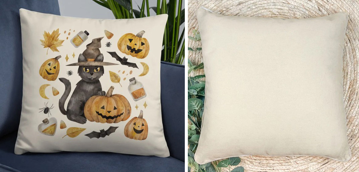 Подушка Halloween Pumpkin Cat Подушка Halloween Pumpkin Cat - Loft-Concept в Тюмени