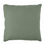 Подушка декоративная хлопковая мятного цвета с абстрактным принтом Elysian Flow Breeze варинант исполнения - 2 | Loft Concept в Тюмени