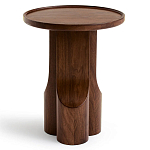 Приставной столик из массива дерева Walnut Triple варинант исполнения - 3 | Loft Concept в Тюмени