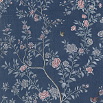 Обои ручная роспись Houghton Dark Blue варинант исполнения - 3 | Loft Concept в Тюмени
