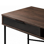 Стол рабочий в стиле лофт с ящиком и нишей для хранения Urban Style Space 2 варинант исполнения - 2 | Loft Concept в Тюмени