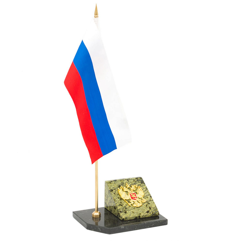 Флагшток с гербом России из натурального камня змеевик Stone Flagpole Змеевик Флагшток с гербом России из натурального камня змеевик Stone Flagpole Змеевик в Тюмени | Loft Concept