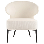 Современное мягкое кресло на металлических ножках Rakush Milk варинант исполнения - 2 | Loft Concept в Тюмени