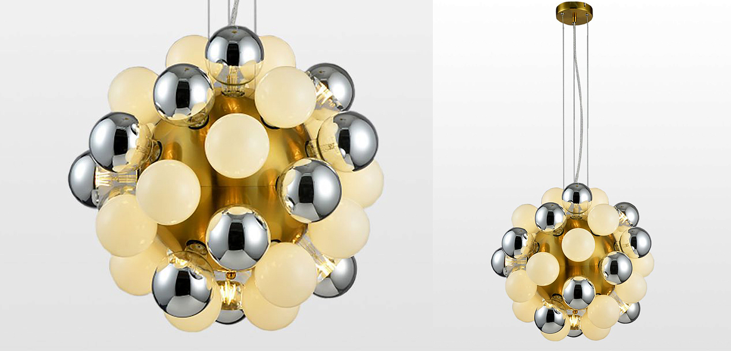 Люстра Korneli Chandelier white and smoky Люстра Korneli Chandelier white and smoky - Loft-Concept в Тюмени