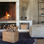 Пуф из шерсти Berthe Fluffy Pouf варинант исполнения - 3 | Loft Concept в Тюмени