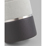 Пуф Mauldine с ящиком серо-черный с экокожей варинант исполнения - 3 | Loft Concept в Тюмени