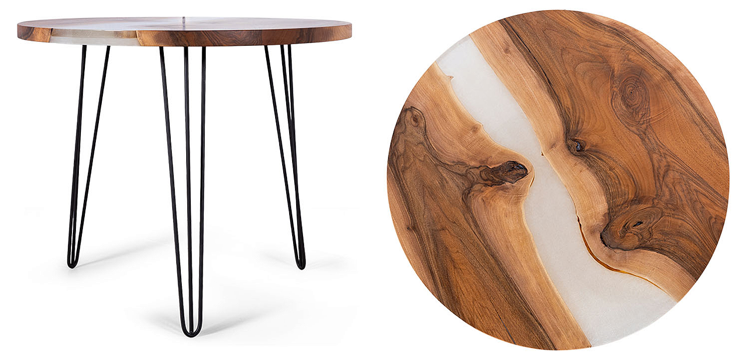Обеденный стол Dinner Table Round River Collection Обеденный стол Dinner Table Round River Collection - Loft-Concept в Тюмени
