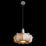 Подвесной светильник с белым фигурным абажуром и мягкими волнистыми краями Cloud Motion  варинант исполнения - 3 | Loft Concept в Тюмени