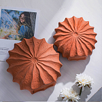 Ваза керамическая в виде круглой терракотовой морской раковины Galapagos варинант исполнения - 5 | Loft Concept в Тюмени