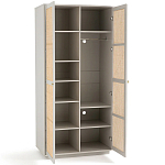 Шкаф с двумя дверцами из плетеного ротанга Tomio Wicker Furniture варинант исполнения - 3 | Loft Concept в Тюмени