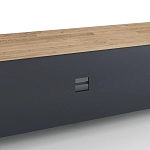 ТВ-тумба из металла и столешницей из массива дуба Metal Wood TV-Stand варинант исполнения - 4 | Loft Concept в Тюмени