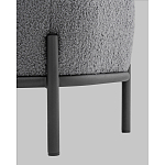 Пуф Стоун букле Fluffy темно-серый варинант исполнения - 4 | Loft Concept в Тюмени